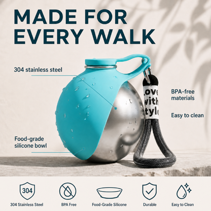 Wag & Sip Pet Water Bottle